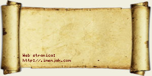 Hana Unjić vizit kartica